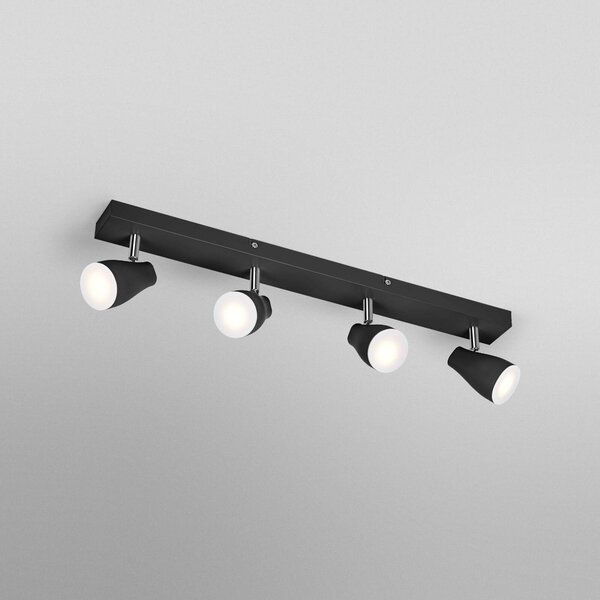 OSRAM Reflektor sufitowy PEAR, czarny, 4-punktowa, GU10-LED 2700 K PEAR, czarny, tworzywo sztuczne