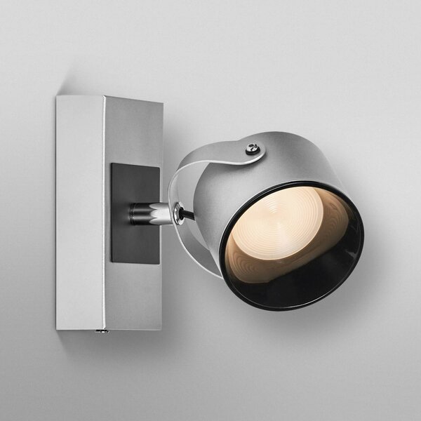 OSRAM Lampa sufitowa LED Jupiter, 1-punktowa, srebrna, metalowa JUPITER, chromowy / srebrny, salon / jadalnia, metal, nowoczesny