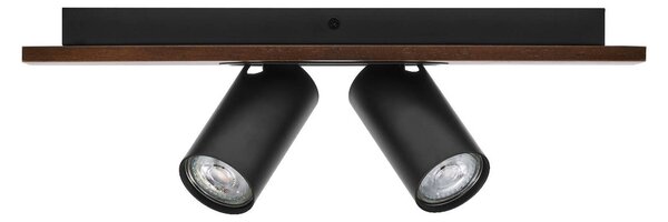 OSRAM Reflektor sufitowy MERCURY czarny 2-punktowy GU10-LED 927 ściemniany MERCURY, możliwość ściemniania, czarny, salon / jadalnia, metal, nowoczesny