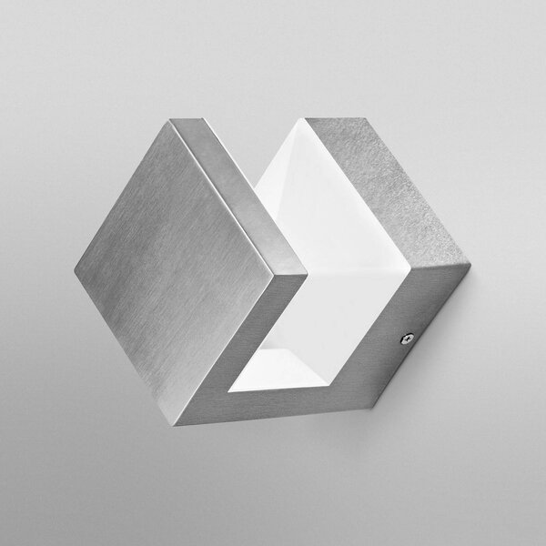 OSRAM Kinkiet zewnętrzny ENDURA STYLE PYRAMID, aluminiowy / szary / cynkowy, stal szlachetna, nowoczesny