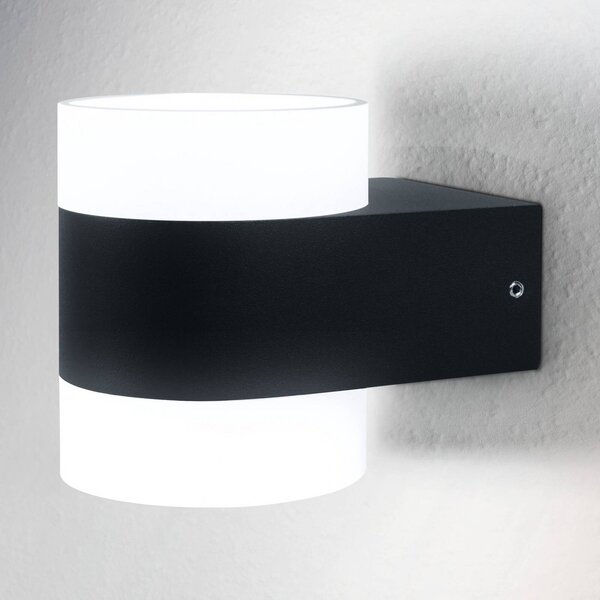 OSRAM Kinkiet zewnętrzny LED ENDURA STYLE PUCK, aluminiowy / szary / cynkowy, aluminium, nowoczesny