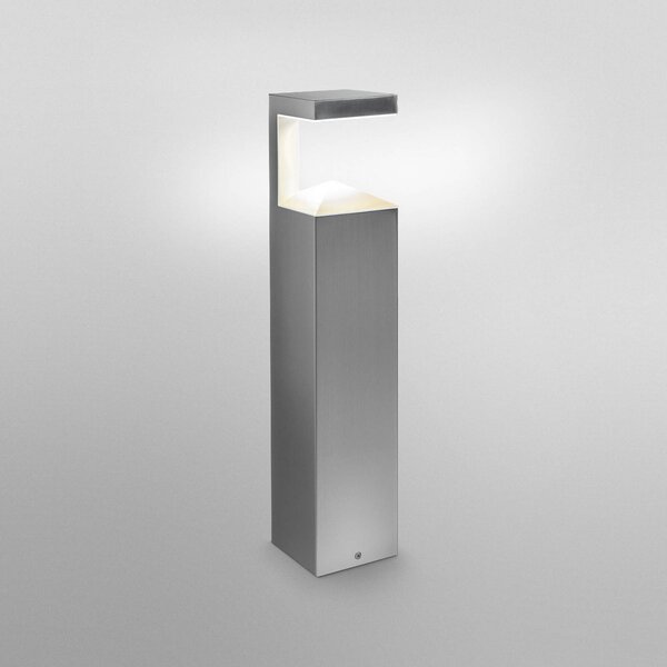 OSRAM Słupek oświetleniowy LED ENDURA STYLE piramida, stal nierdzewna, IP44 PYRAMID, aluminiowy / szary / cynkowy, stal szlachetna, nowoczesny