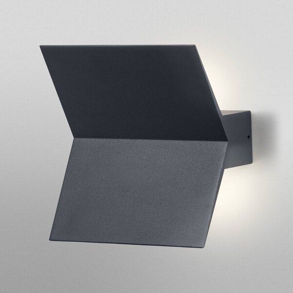 OSRAM Kinkiet zewnętrzny LED ENDURA STYLE BAT, aluminiowy / szary / cynkowy, aluminium, nowoczesny