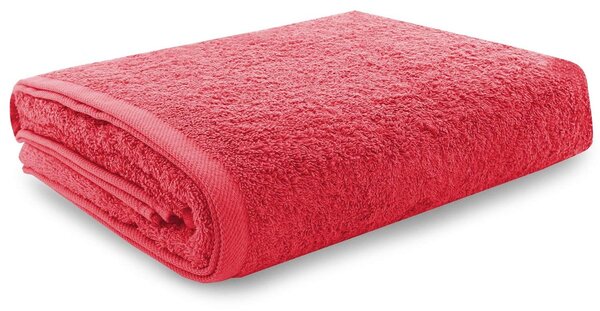 DecoKing – Ręcznik Bawełniany Czerwony FROTTE-30x50 cm