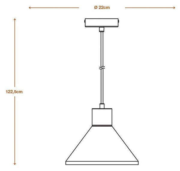 OSRAM Lampa wisząca CONCRETE WOOD, możliwość ściemniania, aluminiowy / szary / cynkowy, salon / jadalnia, beton, młodzieżowy