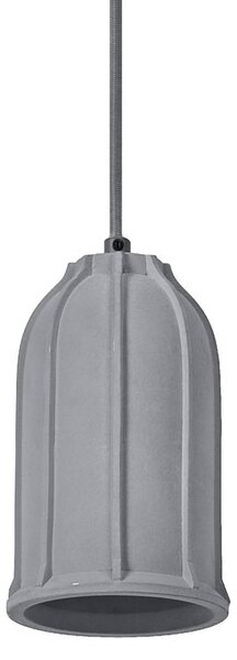 OSRAM Lampa wisząca CONCRETE SIM, możliwość ściemniania, aluminiowy / szary / cynkowy, salon / jadalnia, beton, młodzieżowy