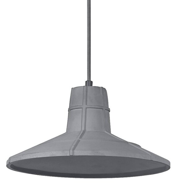 OSRAM Lampa wisząca CONCRETE SALA, możliwość ściemniania, aluminiowy / szary / cynkowy, salon / jadalnia, beton, młodzieżowy