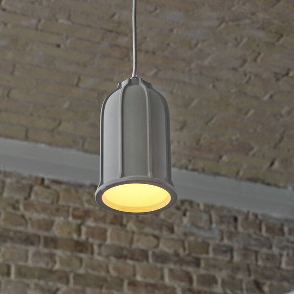OSRAM Lampa wisząca CONCRETE SIM, możliwość ściemniania, aluminiowy / szary / cynkowy, salon / jadalnia, beton, młodzieżowy