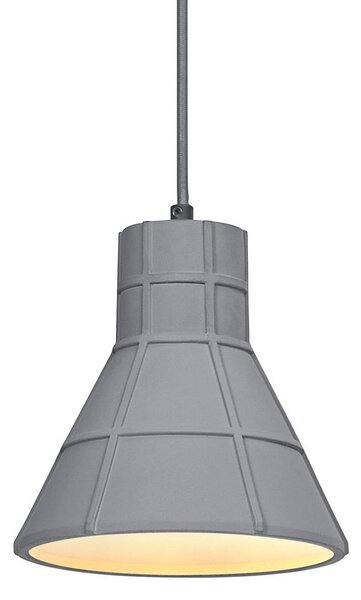 OSRAM Lampa wisząca CONCRETE BIM, możliwość ściemniania, aluminiowy / szary / cynkowy, salon / jadalnia, beton, młodzieżowy