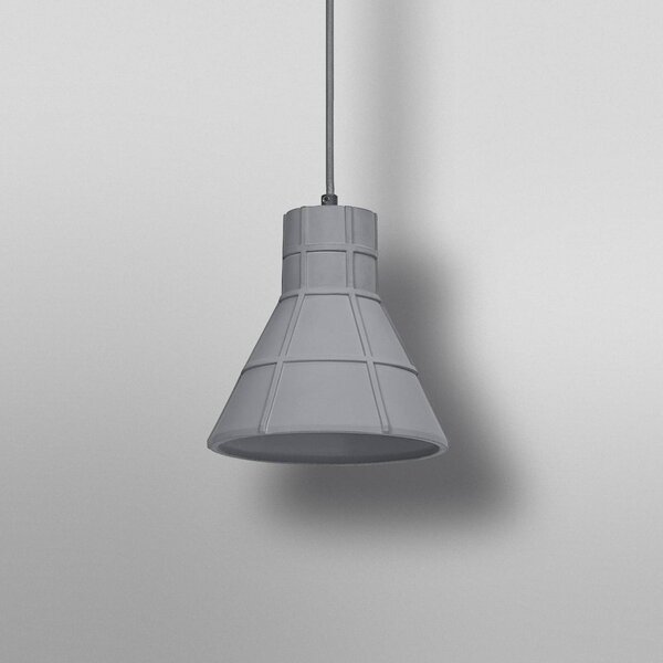 OSRAM Lampa wisząca CONCRETE BIM, możliwość ściemniania, aluminiowy / szary / cynkowy, salon / jadalnia, beton, młodzieżowy