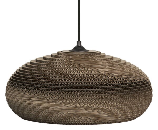 OSRAM Lampa wisząca DROP, możliwość ściemniania, brązowy / rdzawy, salon / jadalnia, papier / lunolit / lunopal