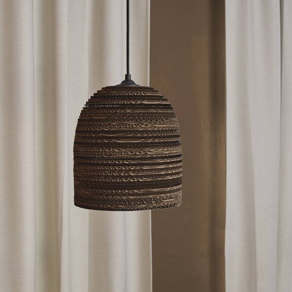 OSRAM Lampa wisząca BALL BELL, możliwość ściemniania, brązowy / rdzawy, salon / jadalnia, papier / lunolit / lunopal