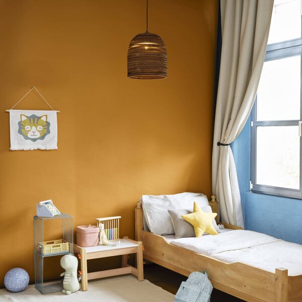 OSRAM Lampa wisząca BALL BELL, możliwość ściemniania, brązowy / rdzawy, salon / jadalnia, papier / lunolit / lunopal