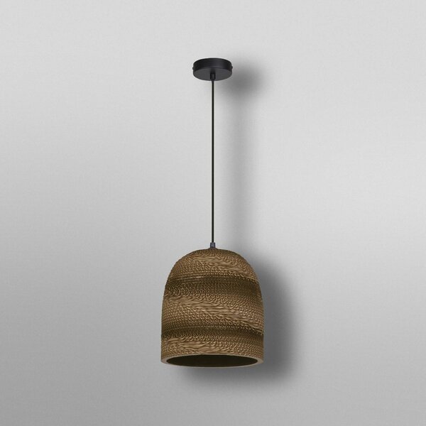 OSRAM Lampa wisząca BALL BELL, możliwość ściemniania, brązowy / rdzawy, salon / jadalnia, papier / lunolit / lunopal