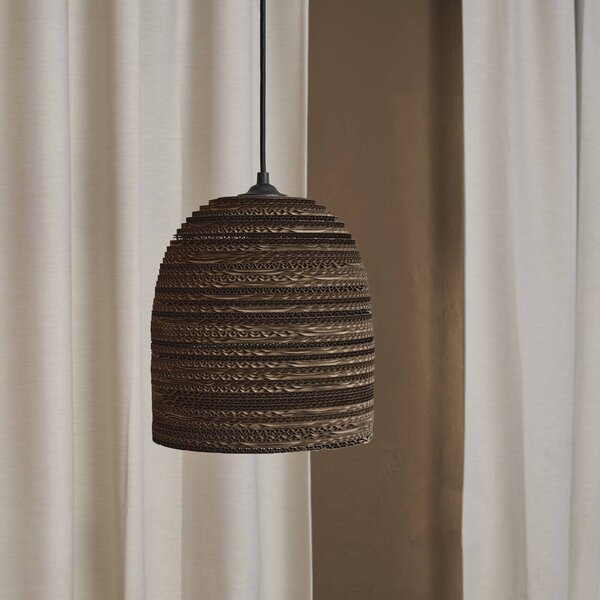 OSRAM Lampa wisząca BALL BELL, możliwość ściemniania, brązowy / rdzawy, salon / jadalnia, papier / lunolit / lunopal