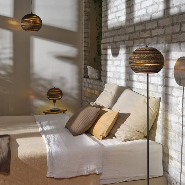 OSRAM Lampa wisząca BALL, możliwość ściemniania, brązowy / rdzawy, salon / jadalnia, papier / lunolit / lunopal