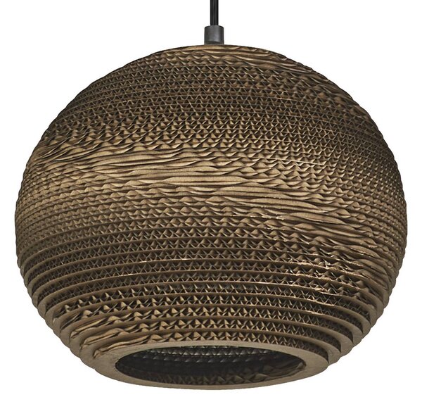 OSRAM Lampa wisząca BALL, możliwość ściemniania, brązowy / rdzawy, salon / jadalnia, papier / lunolit / lunopal