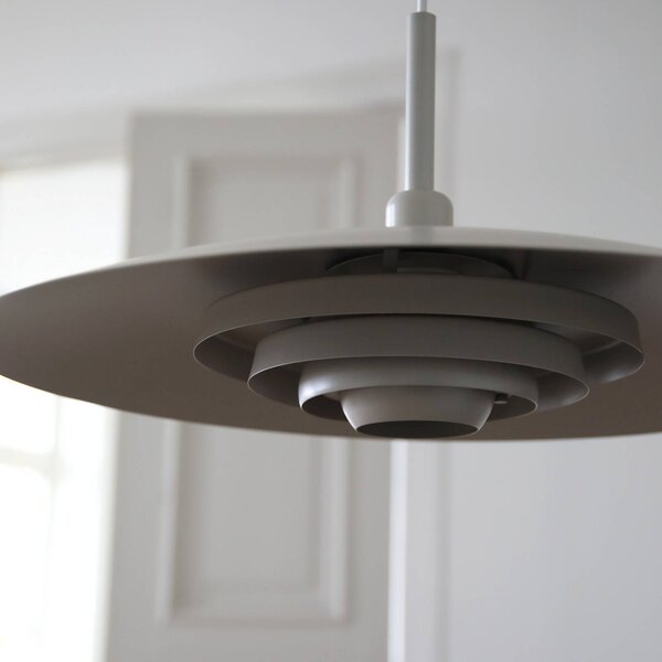 Markslöjd Lampa wisząca Piny, kremowy / amber, salon / jadalnia, metal, nowoczesny