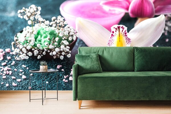 Fototapeta piękna szczegółowa orchidea