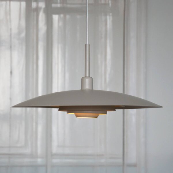 Markslöjd Lampa wisząca Piny, kremowy / amber, salon / jadalnia, metal, nowoczesny