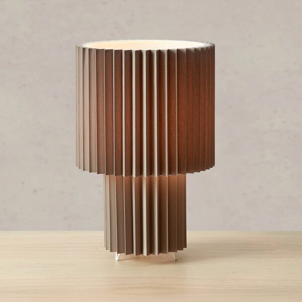 Markslöjd Lampa stołowa Catis, aluminiowy / szary / cynkowy, salon / jadalnia, tworzywo sztuczne, nowoczesny