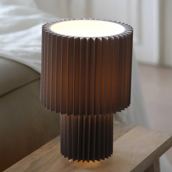 Markslöjd Lampa stołowa Catis, aluminiowy / szary / cynkowy, salon / jadalnia, tworzywo sztuczne, nowoczesny