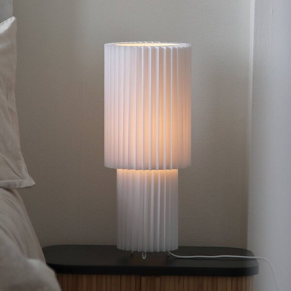 Markslöjd Lampa stołowa Catis, biały / opal, salon / jadalnia, tworzywo sztuczne, nowoczesny