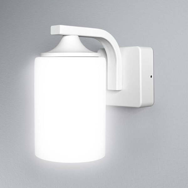 OSRAM Kinkiet zewnętrzny ENDURA CLASSIC LANTERN, możliwość ściemniania, biały / opal, aluminium, nowoczesny