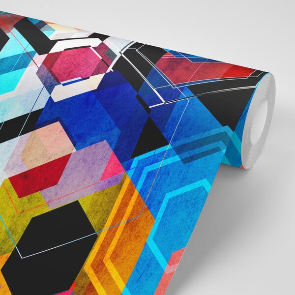 Tapeta abstrakcyjna geometria
