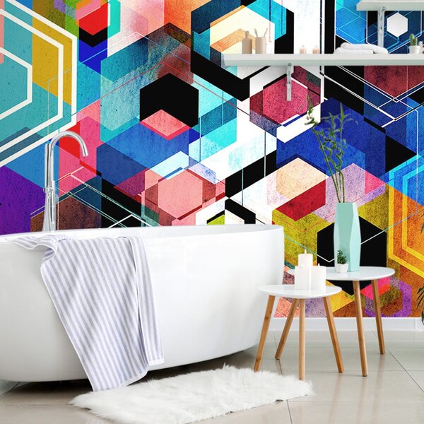 Tapeta abstrakcyjna geometria