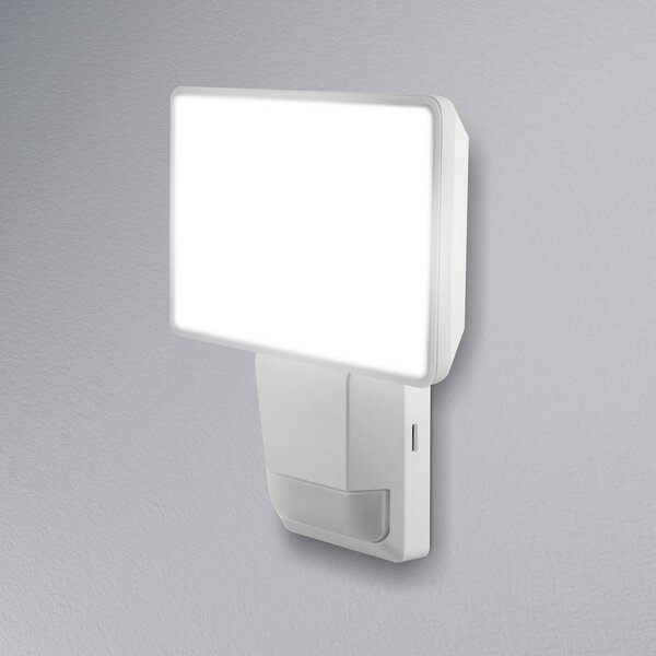 OSRAM Reflektor zewnętrzny LED z czujnikiem ENDURA PRO FLOOD, biały, 15 W FLOOD, biały / opal, tworzywo sztuczne