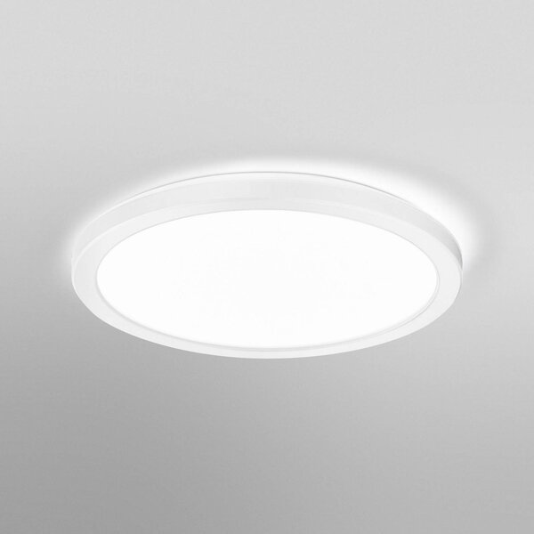 OSRAM Lampa sufitowa LED ORBIS ULTRA SLIM, możliwość ściemniania, biały / opal, salon / jadalnia, tworzywo sztuczne, nowoczesny