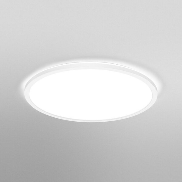 OSRAM Lampa sufitowa LED ORBIS ULTRA SLIM, możliwość ściemniania, biały / opal, salon / jadalnia, tworzywo sztuczne, nowoczesny