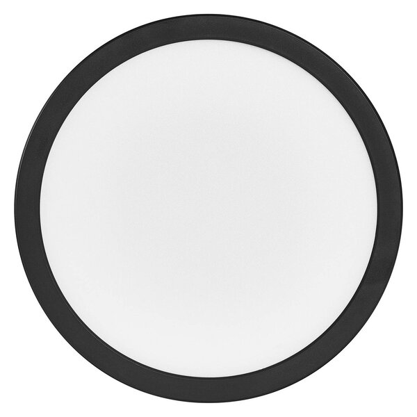 OSRAM Lampa sufitowa LED ORBIS ULTRA SLIM, możliwość ściemniania, czarny, salon / jadalnia, tworzywo sztuczne, nowoczesny
