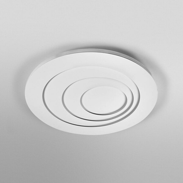 OSRAM Lampa sufitowa LED ORBIS SPIRAL ROUND, biały / opal, salon / jadalnia, metal, nowoczesny