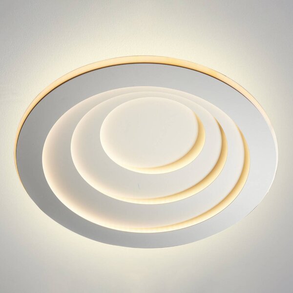 OSRAM Lampa sufitowa LED ORBIS SPIRAL ROUND, biały / opal, salon / jadalnia, metal, nowoczesny