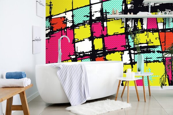 Tapeta stylowy pop-art