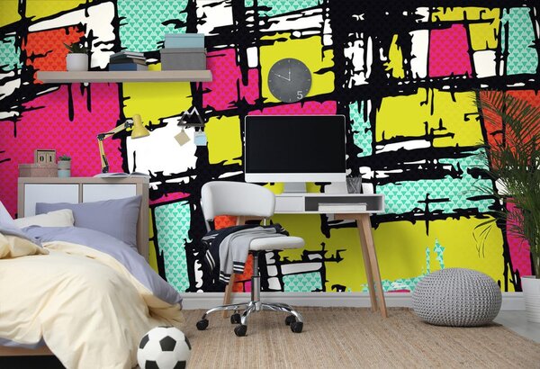 Tapeta stylowy pop-art