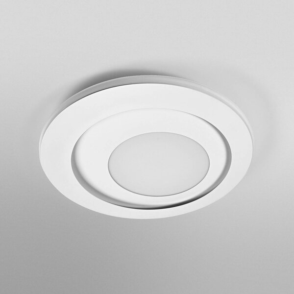 OSRAM Lampa sufitowa LED ORBIS SPIRAL ROUND, biały / opal, salon / jadalnia, metal, nowoczesny