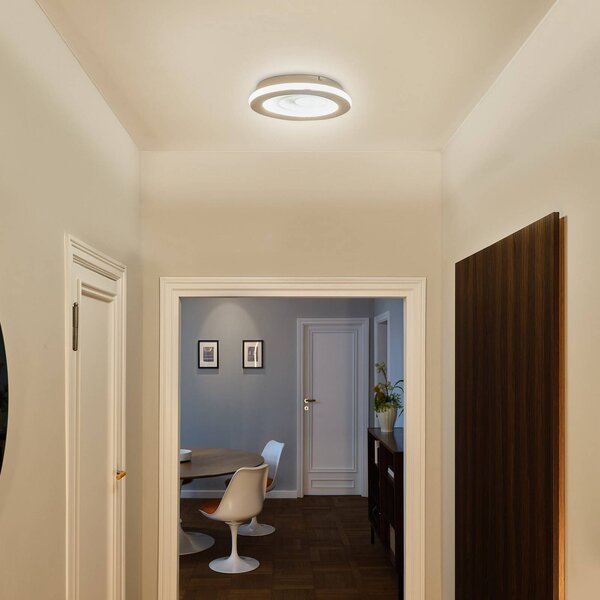 OSRAM Lampa sufitowa LED ORBIS SPIRAL OVAL, biały / opal, salon / jadalnia, metal, nowoczesny