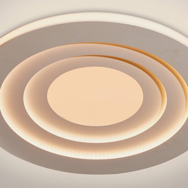 OSRAM Lampa sufitowa LED ORBIS SPIRAL LOOP, biały / opal, salon / jadalnia, metal, nowoczesny