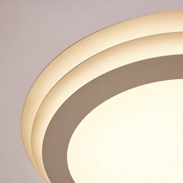 OSRAM Lampa sufitowa LED ORBIS SPIRAL LAYER, biały / opal, salon / jadalnia, metal, nowoczesny