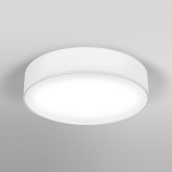 OSRAM Lampa sufitowa ORBIS PARIS, możliwość ściemniania, biały / opal, salon / jadalnia, tkanina / materiał / jedwab, nowoczesny