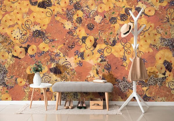 Tapeta abstrakcja inspirowana G. Klimtem
