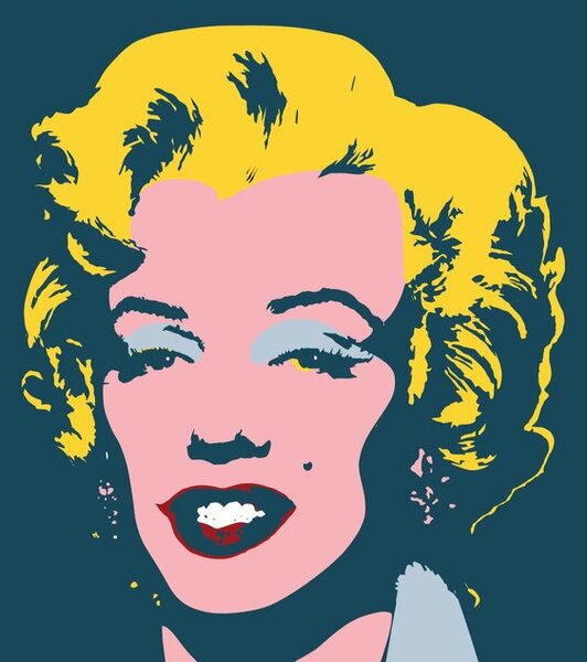 Tapeta Marilyn Monroe w pop art stylu