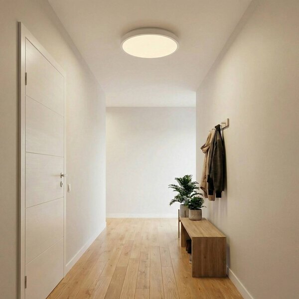 OSRAM Lampa sufitowa LED ORBIS LONDON, biały / opal, salon / jadalnia, metal, nowoczesny
