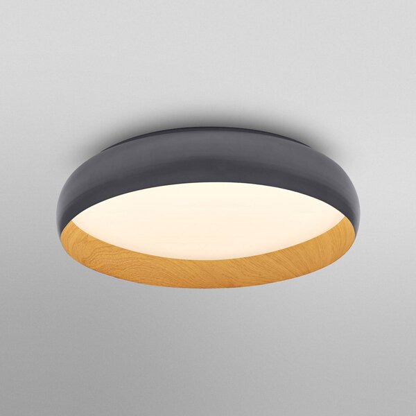 OSRAM Lampa sufitowa LED ORBIS LIVIA, możliwość ściemniania, aluminiowy / szary / cynkowy, salon / jadalnia, metal, nowoczesny