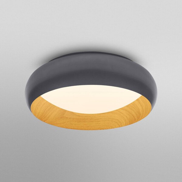 OSRAM Lampa sufitowa LED ORBIS LIVIA, możliwość ściemniania, aluminiowy / szary / cynkowy, salon / jadalnia, metal, nowoczesny