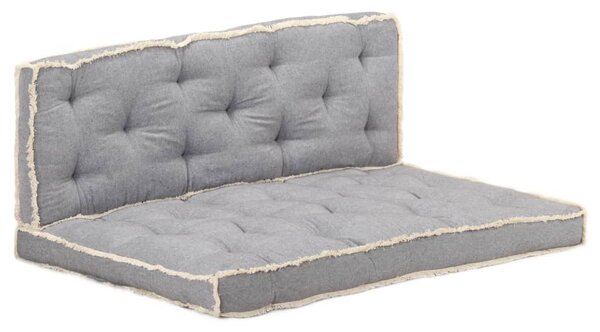 2-częściowa poduszka na sofę z palet, antracytowa