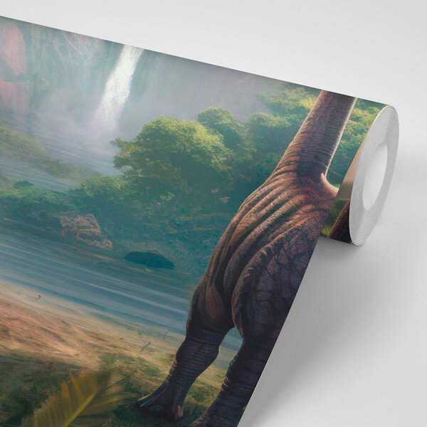 Tapeta kraina dinozaurów